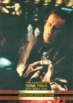 2003 Rittenhouse The Complete Star Trek Deep Space Nine #38 Bashir and O'Brien helped the Kellerun and T'L Front