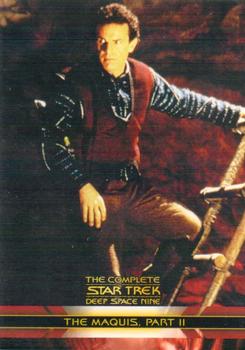 2003 Rittenhouse The Complete Star Trek Deep Space Nine #46 Cal Hudson joined the Maquis because he was ce Front