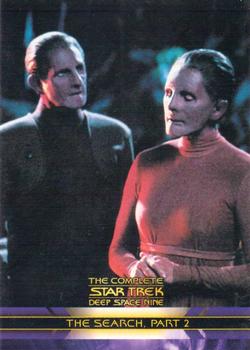 2003 Rittenhouse The Complete Star Trek Deep Space Nine #54 Odo was drawn to a planet in the Omarion Nebul Front