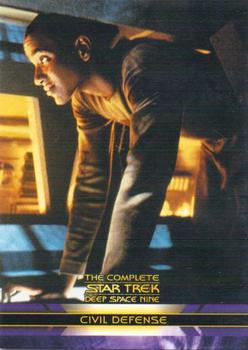 2003 Rittenhouse The Complete Star Trek Deep Space Nine #59 The crew was alarmed by the sudden activation Front