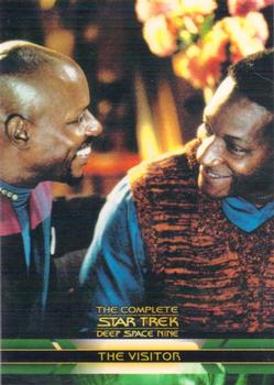 2003 Rittenhouse The Complete Star Trek Deep Space Nine #82 A rare inversion of the wormhole led to an acc Front