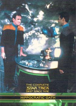 2003 Rittenhouse The Complete Star Trek Deep Space Nine #83 Bashir was sworn to heal all life - but did th Front