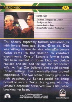 2003 Rittenhouse The Complete Star Trek Deep Space Nine #85 Trill society expressly forbids relationships Back