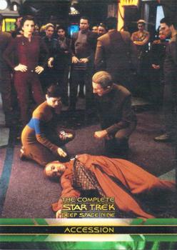 2003 Rittenhouse The Complete Star Trek Deep Space Nine #96 Following an accident in space, a Bajoran name Front