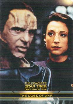 2003 Rittenhouse The Complete Star Trek Deep Space Nine #184 A Dominion ambush forced Kira, Garak and Damar Front