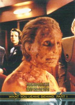 2003 Rittenhouse The Complete Star Trek Deep Space Nine #185 Angered by the Cardassian resistance movement, Front