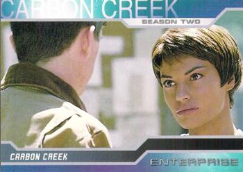 2003 Rittenhouse Star Trek Enterprise Season 2 #90 Three months after their crash on Earth, the V Front