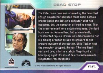 2003 Rittenhouse Star Trek Enterprise Season 2 #95 The Enterprise crew was stunned by the news th Back
