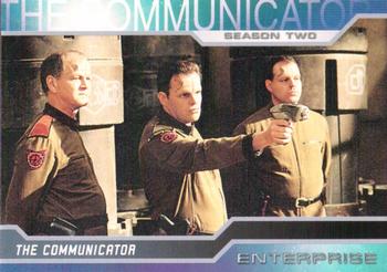 2003 Rittenhouse Star Trek Enterprise Season 2 #107 Tucker's efforts to bring the cell-ship's cloa Front