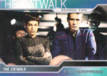 2003 Rittenhouse Star Trek Enterprise Season 2 #119 Tucker was startled to see alien intruders in Front