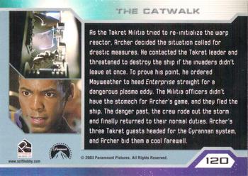 2003 Rittenhouse Star Trek Enterprise Season 2 #120 As the Takret Militia tried to re-initialize t Back