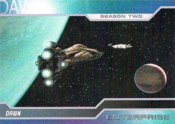 2003 Rittenhouse Star Trek Enterprise Season 2 #121 Tucker was testing upgrades to Shuttlepod One Front