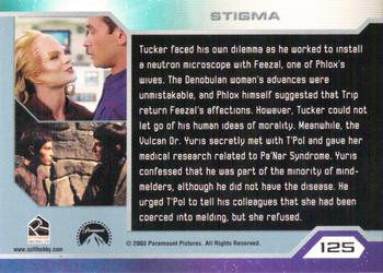 2003 Rittenhouse Star Trek Enterprise Season 2 #125 Tucker faced his own dilemma as he worked to i Back