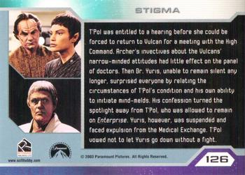 2003 Rittenhouse Star Trek Enterprise Season 2 #126 T'Pol was entitled to a hearing before she cou Back