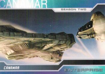 2003 Rittenhouse Star Trek Enterprise Season 2 #135 Hoping to commandeer the transport, Archer had Front