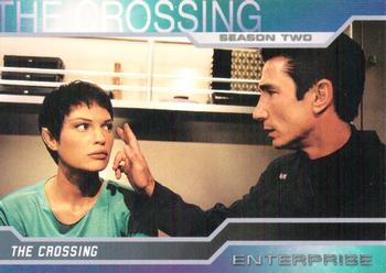 2003 Rittenhouse Star Trek Enterprise Season 2 #137 T'Pol, who initially downplayed the captain's Front