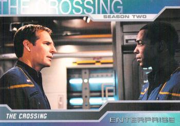 2003 Rittenhouse Star Trek Enterprise Season 2 #138 T'Pol ascertained that the alien ship was dete Front