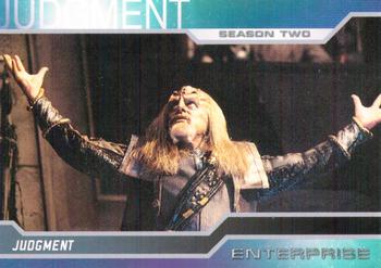 2003 Rittenhouse Star Trek Enterprise Season 2 #139 Captain Archer had a history of helping Klingo Front