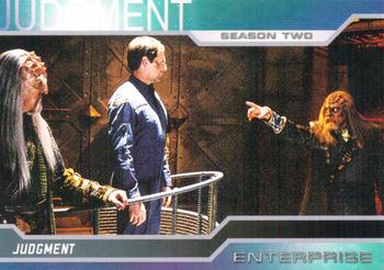 2003 Rittenhouse Star Trek Enterprise Season 2 #140 The magistrate offered mercy if Archer would d Front