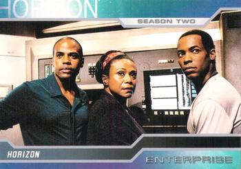 2003 Rittenhouse Star Trek Enterprise Season 2 #143 On Enterprise, Archer convinced T'Pol to atten Front