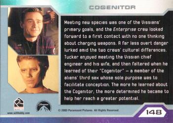 2003 Rittenhouse Star Trek Enterprise Season 2 #148 Meeting new species was one of the Vissians' p Back