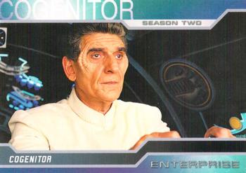 2003 Rittenhouse Star Trek Enterprise Season 2 #149 Captain Archer and the Vissian captain got alo Front