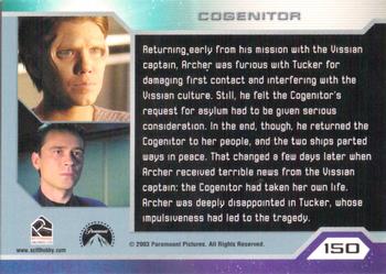 2003 Rittenhouse Star Trek Enterprise Season 2 #150 Returning early from his mission with the Viss Back