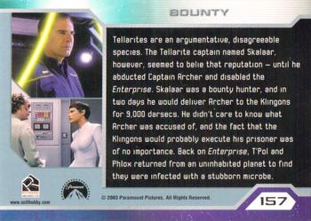 2003 Rittenhouse Star Trek Enterprise Season 2 #157 Tellarites are an argumentative, disagreeable Back
