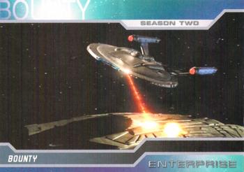 2003 Rittenhouse Star Trek Enterprise Season 2 #159 T'Pol, lost in the heat of Pon farr, propositi Front