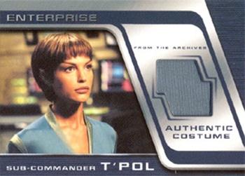 2003 Rittenhouse Star Trek Enterprise Season 2 #C1 Sub Commander T'Pol Front