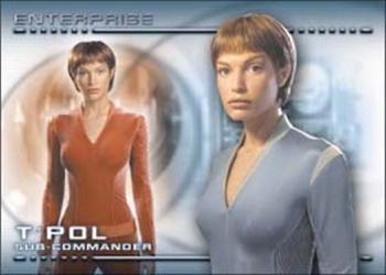 2003 Rittenhouse Star Trek Enterprise Season 2 #T1 T'Pol - Sub-Commander Front