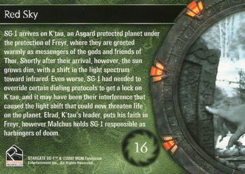 2003 Rittenhouse Stargate SG-1 Season 5 #16 SG-1 arrives on K'tau, an Asgard protected plan Back