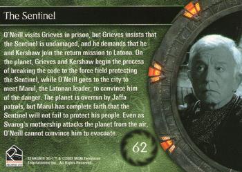 2003 Rittenhouse Stargate SG-1 Season 5 #62 O'Neill visits Grieves in prison, but Grieves i Back