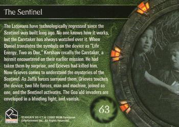 2003 Rittenhouse Stargate SG-1 Season 5 #63 The Latonans have technologically regressed sin Back
