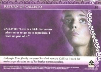 2003 Rittenhouse The Quotable Xena: Warrior Princess  #30 Callisto: 