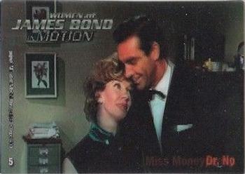 2003 Rittenhouse The Women of James Bond in Motion #5 Lois Maxwell as Miss Moneypenny Front