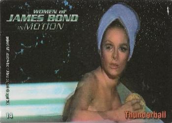 2003 Rittenhouse The Women of James Bond in Motion #14 Luciana Paluzzi as Fiona Volpe Front