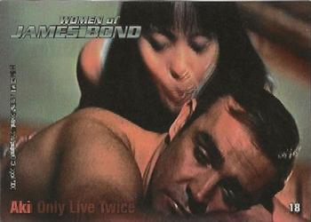 2003 Rittenhouse The Women of James Bond in Motion #18 Akiko Wakabayashi as Aki Front