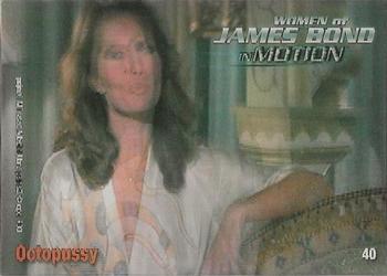 2003 Rittenhouse The Women of James Bond in Motion #40 Maud Adams as Octopussy Front