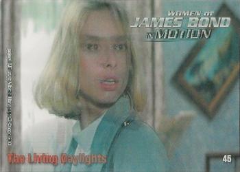 2003 Rittenhouse The Women of James Bond in Motion #45 Maryam d'Abo as Kara Milovy Front