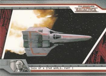 2004 Rittenhouse The Complete Battlestar Galactica #4 On the eve of the Seventh Millennium, the Col Front