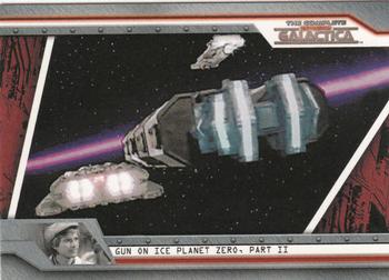 2004 Rittenhouse The Complete Battlestar Galactica #27 Baltar's pursuit finally forces the fleet in Front