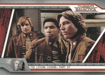 2004 Rittenhouse The Complete Battlestar Galactica #37 Cleverly, Baltar orders his squadrons to con Front