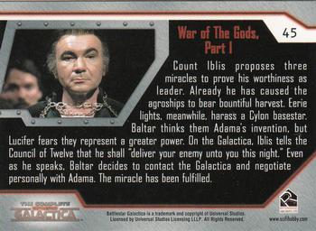 2004 Rittenhouse The Complete Battlestar Galactica #45 Count Iblis proposes three miracles to prove Back
