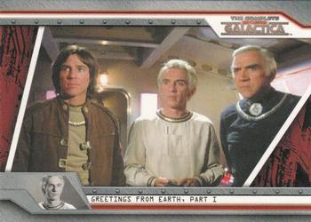 2004 Rittenhouse The Complete Battlestar Galactica #55 Rumors spread throughout the fugitive fleet Front