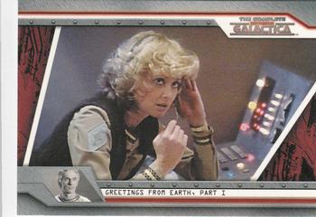2004 Rittenhouse The Complete Battlestar Galactica #57 After a fight with Reese, Michael collapses, Front