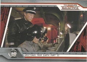 2004 Rittenhouse The Complete Battlestar Galactica #58 On the planet Paradeen, the Lunar 7 refugees Front