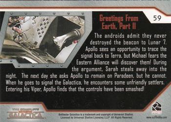 2004 Rittenhouse The Complete Battlestar Galactica #59 The androids admit they never destroyed the Back