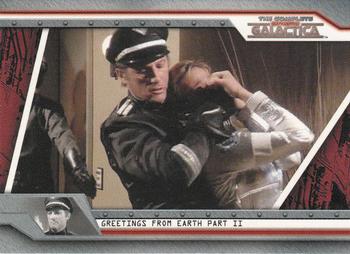 2004 Rittenhouse The Complete Battlestar Galactica #60 Sarah admits she sabotaged the Viper to keep Front