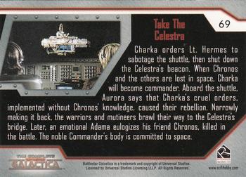 2004 Rittenhouse The Complete Battlestar Galactica #69 Charka orders Lt. Hermes to sabotage the shu Back